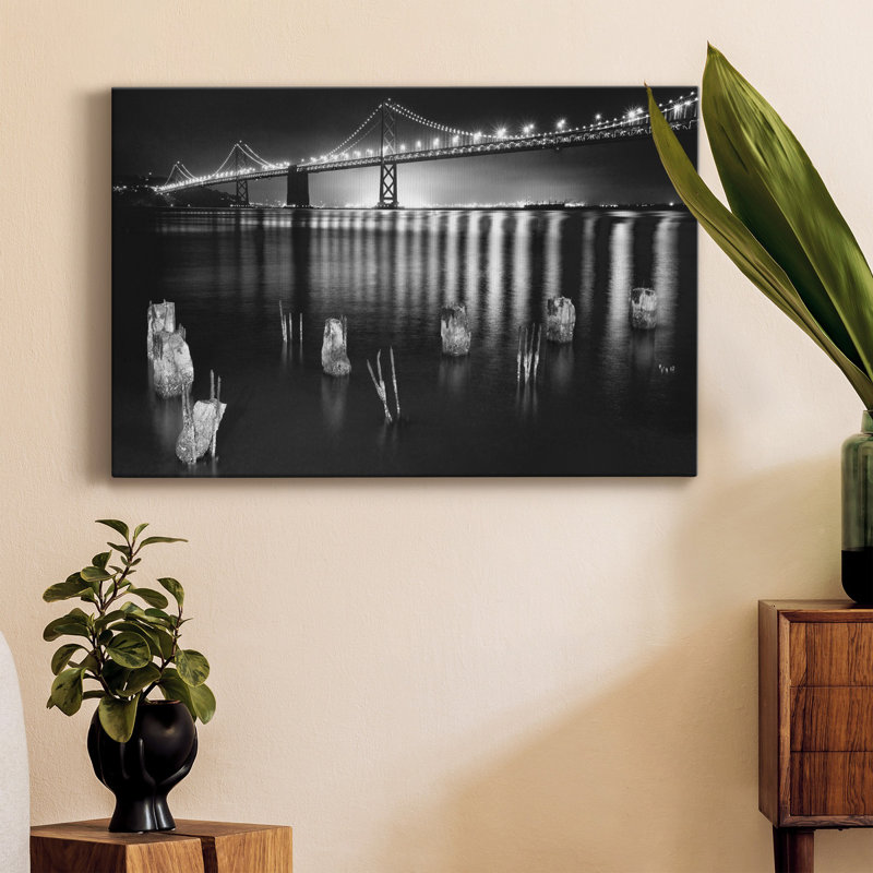 Night Reflections - Photographie sur toile tendue, H 18 po x l 12 po x P 1 po