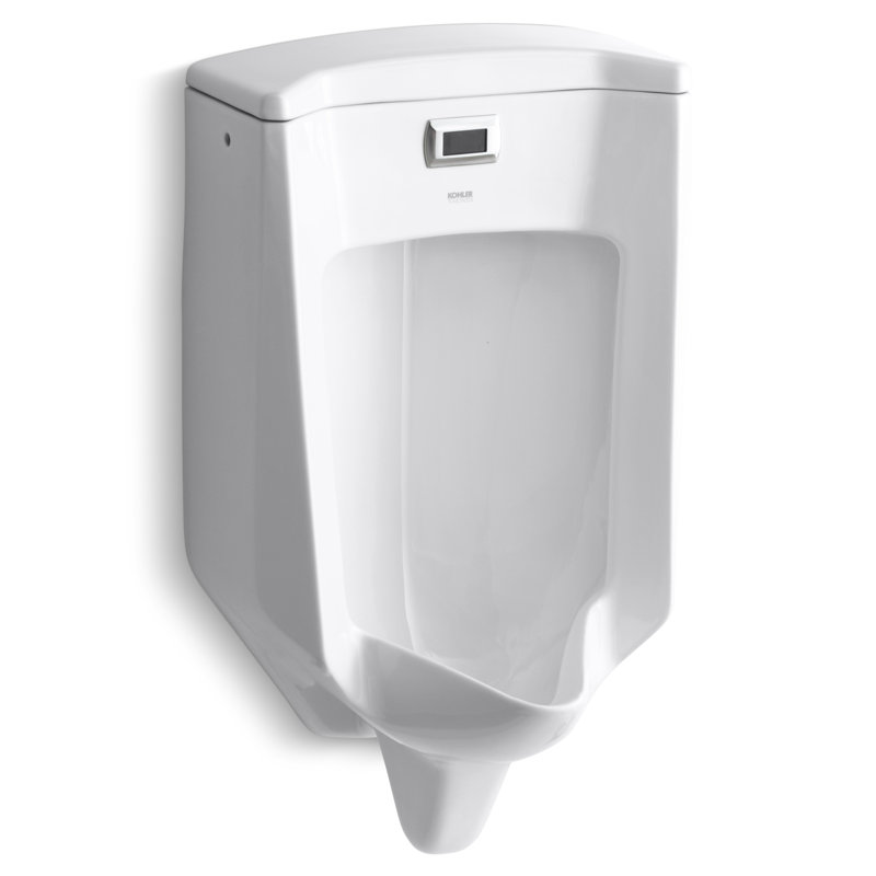Urinoir mural sans contact Bardon 1/2 GPF, Blanc