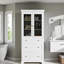 Grande armoire de salle de bain moderne avec 2 portes en verre à fermeture douce, 3 tiroirs et 2 tablettes réglables-1278998936