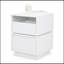 Table de bout rotative, table de chevet avec 2 tiroirs, commode 2 tiroirs pour chambre à coucher, placard, vestibule, dortoir College-972417180