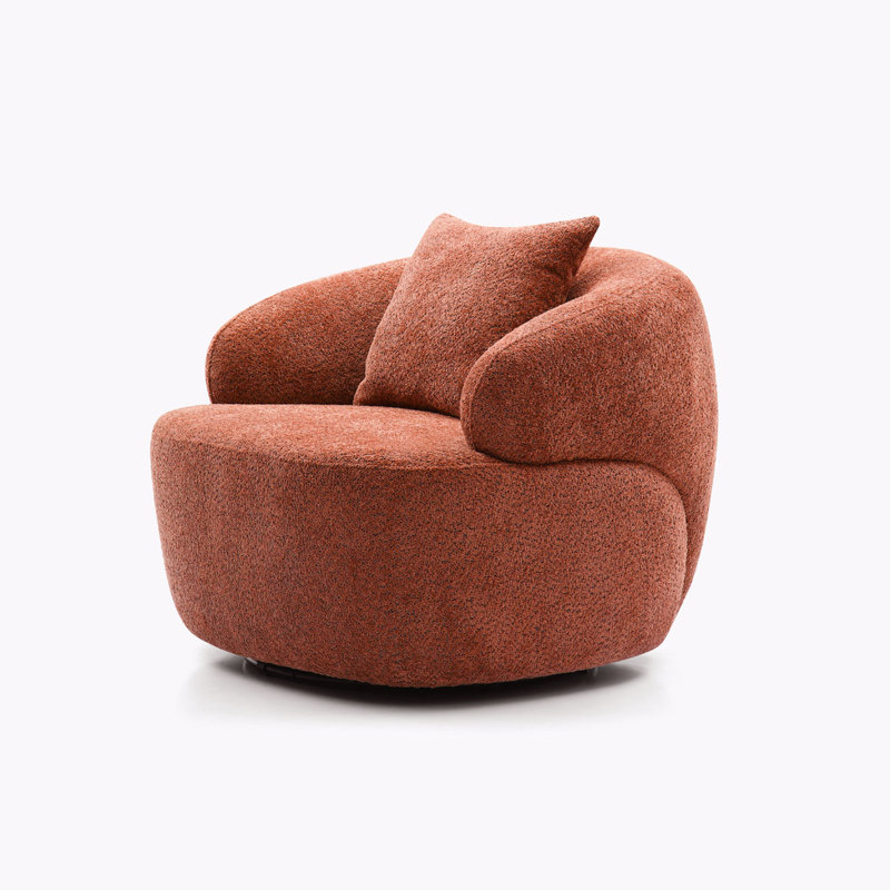 Pivot de 34,7 po de large Deahna, Boucle orange