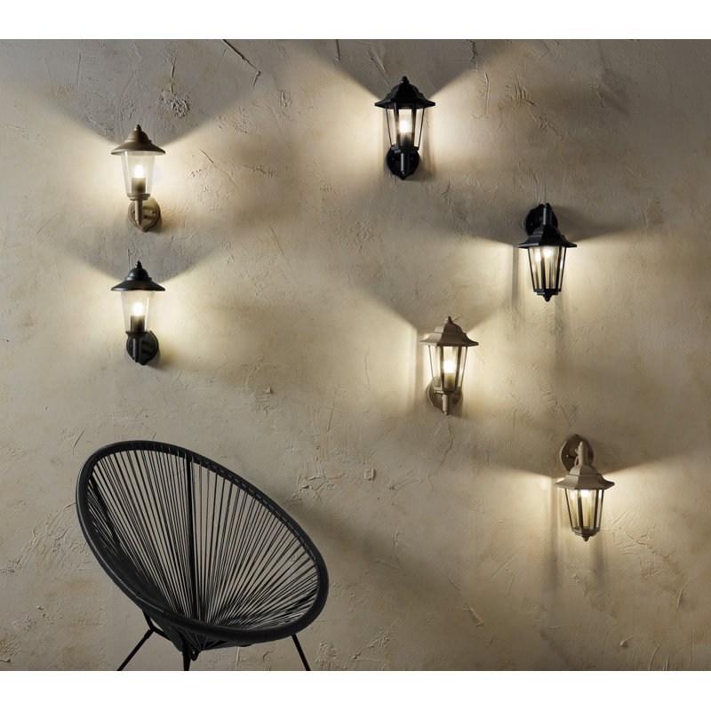 Bertrix Outdoor Wall Lantern, Taupe