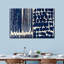 Indigo Batik III sur toile-1795118348