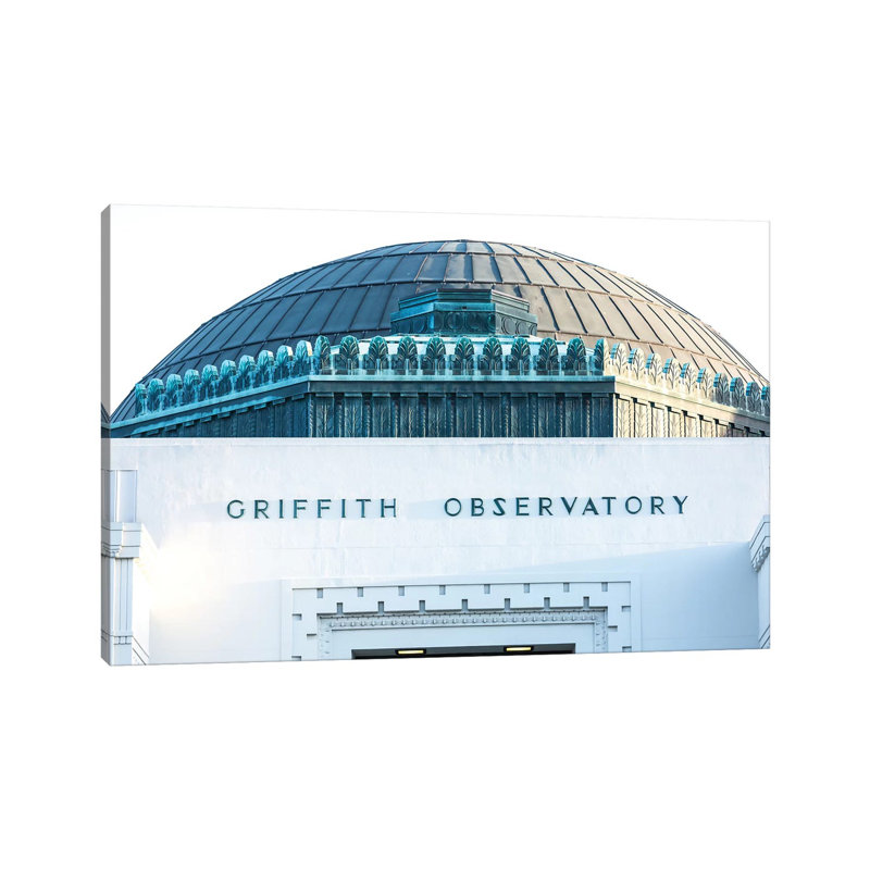 Griffith Observatory by Ann Hudec - Wrapped Canvas Gallery-Wrapped Canvas Giclée, 20.32 cm H x 30.48 cm W
