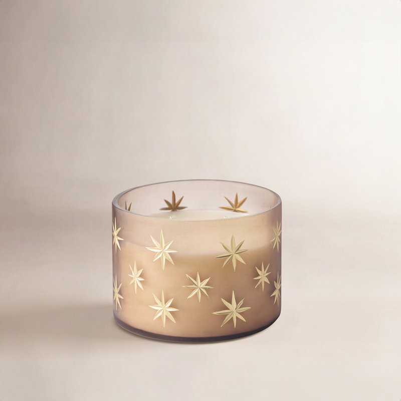 Feu de bois en verre, Brun
