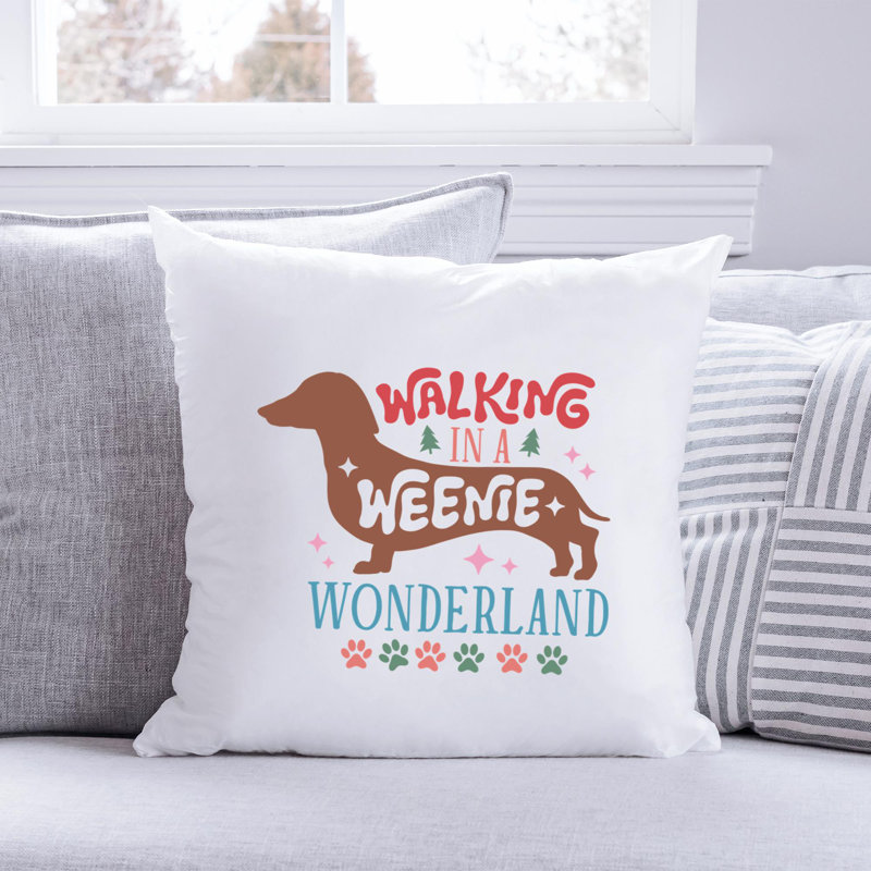 Coussin ChristmasDog-16, 14 po x 14 po