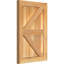 TimberCraft 5 3/8 "encadré avec panneaux n-lattes avec Z-Bar, cèdre rouge de l'Ouest-36420925-36420913