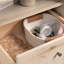 Table de chevet Coastal avec grand tiroir, finition