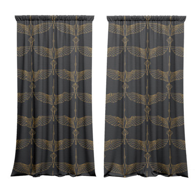 Didzis Velvet Blackout Curtain Panel Pair
