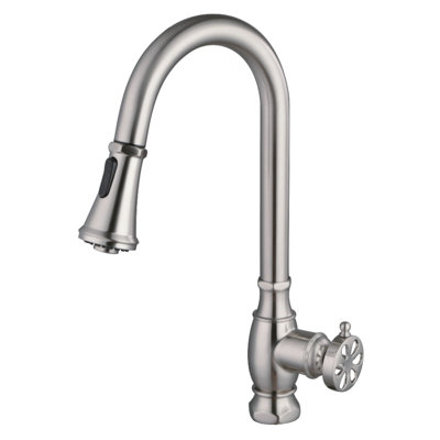 Kingston Brass Belknap Single-Handle Pull-Down Kitchen Faucet