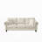 Chenille Sofa with Rolled Arms,Wood Legs and Nailhead Trim-1463797990-1463797991-1463797988