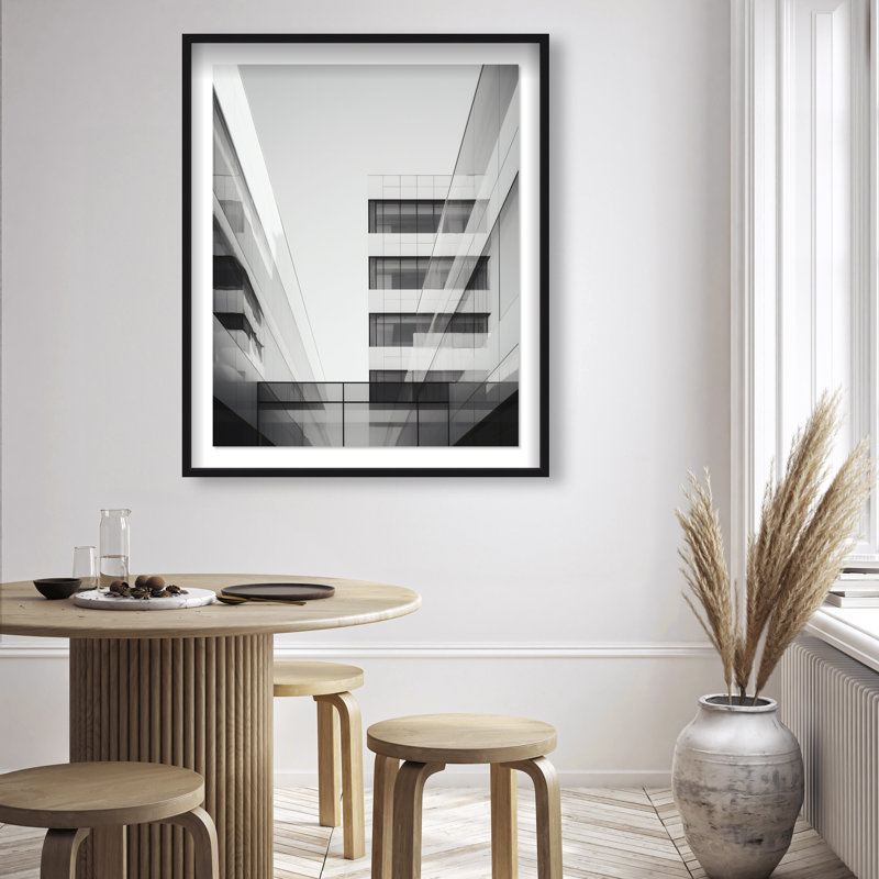Glass Labyrinth I Print by Oliver Gal, 37.5"H x 46.5"W, Black Shadowbox