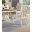 Ensemble de salle à manger 9 pièces, table de salle à manger en bois avec rallonge et 6 chaises d'appoint rembourrées en tissu + 2 chaises avec accoudoirs-2057238563