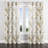 Floral Curtains for bedroom - Country Farmhouse Beige Whisper Grommet Curtain - 1 Panel-1052808128-1052808130