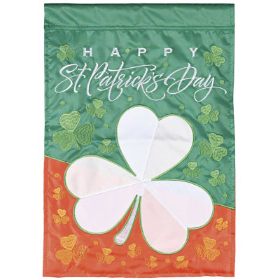 Garden Flag Happy St Patricks Day