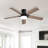 Derick 5-Blade Modern Ceiling Fan with LED Light and Remote Control-369074906-379626993