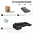 171" Cloud Modular U-Shaped Sectional Sofa with Chaise, Corduroy Oversized Couch for Living Room, No Assembly Required, Black-1706187360