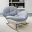 Chaise berçante coquille d'œuf-104575381