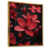 Toile avec cadre flottant or