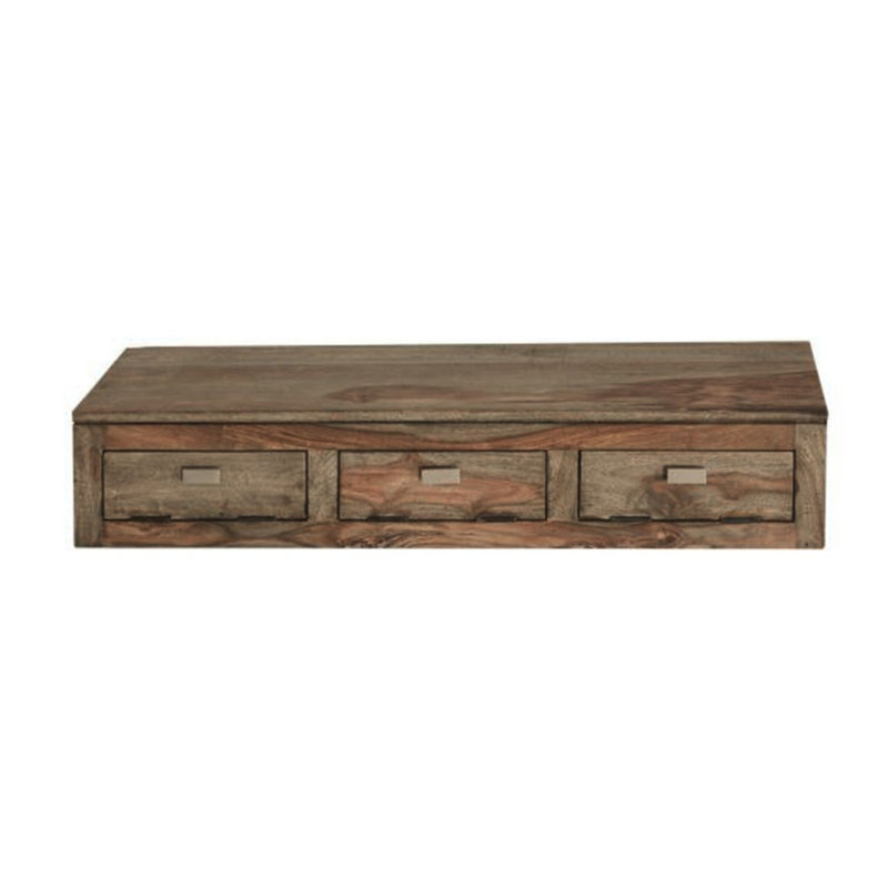 Nature Rosewood Solid Wood Floating Shelf