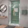 Unidoor-LS 40'' W x 72" H Hinged Frameless Shower Door with ClearMax Technology