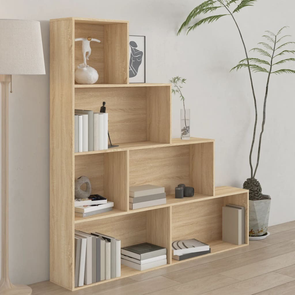 Wingfield 160cm H x 155cm W Geometric Bookcase