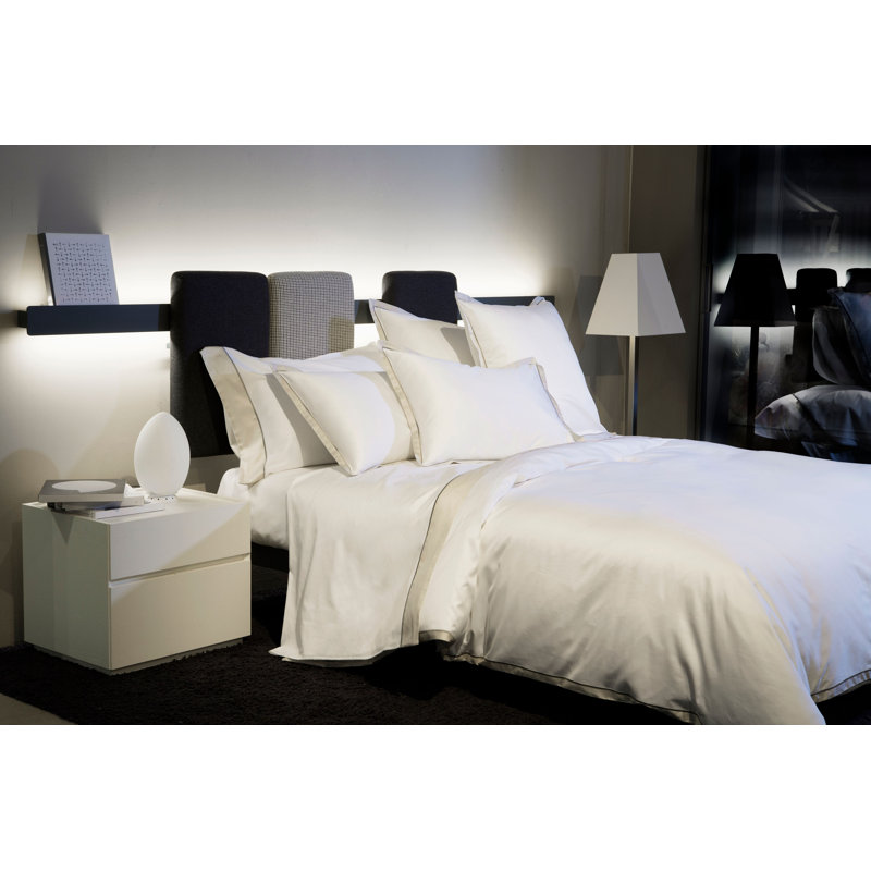 Luna Duvet Cover, King Duvet Cover, White/Pearl