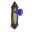 Victorian Plate with Crystal Cobalt Door Knob-104166446-104166443