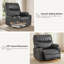 Fauteuil inclinable électrique, fauteuil berçant et oscillant électrique avec ports USB-1148113302