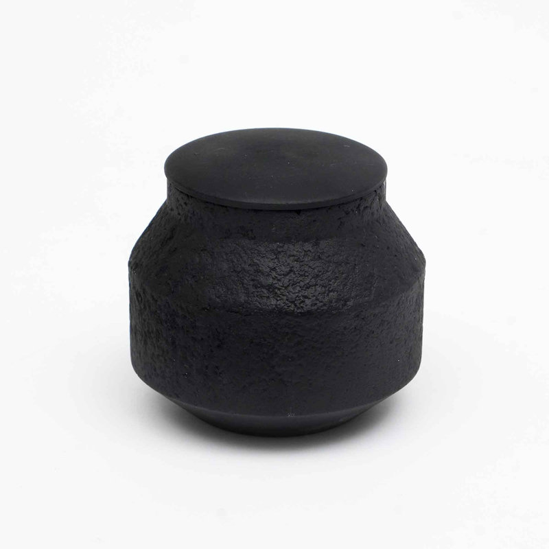 Lavender: Vanilla Scented Jar Candle with Composite Holder