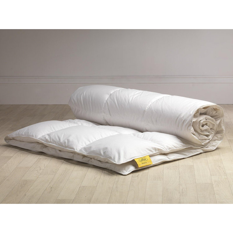 Luxurious Goose Down Duvet 13.5 Tog 100% Cotton Cover With 300 TC King Quilt , Single