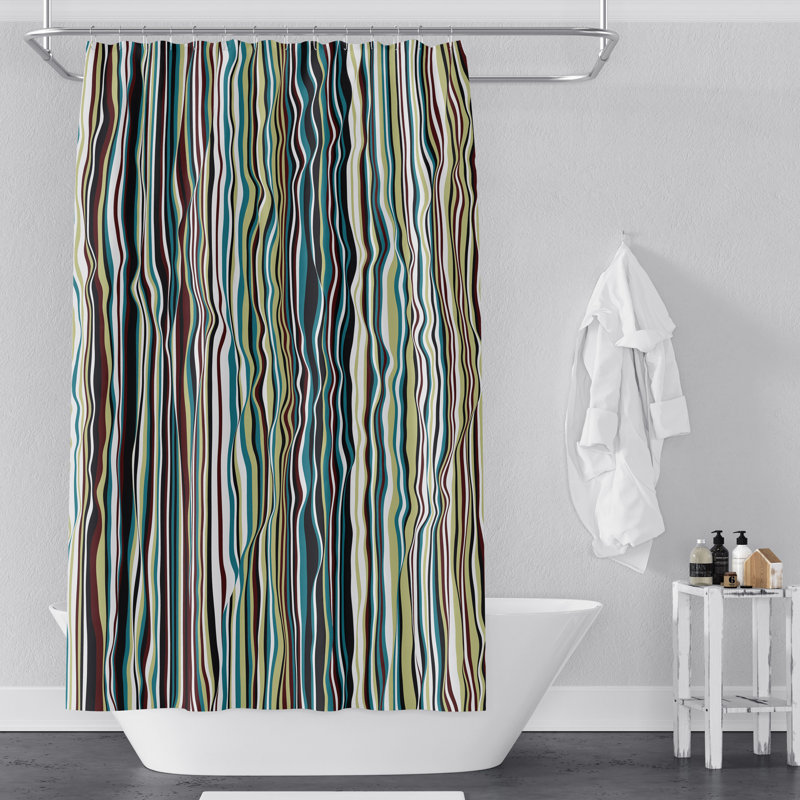 Rideau de douche simple, H 93 po x l 70 po