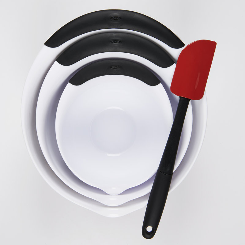 Good Grips 3-Piece Mixing Bowl Set, Black