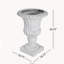 Urne de jardin pour l'extérieur, blanc antique