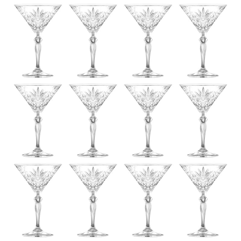 RCR Crystal Melodia Martini Glasses - 210ml