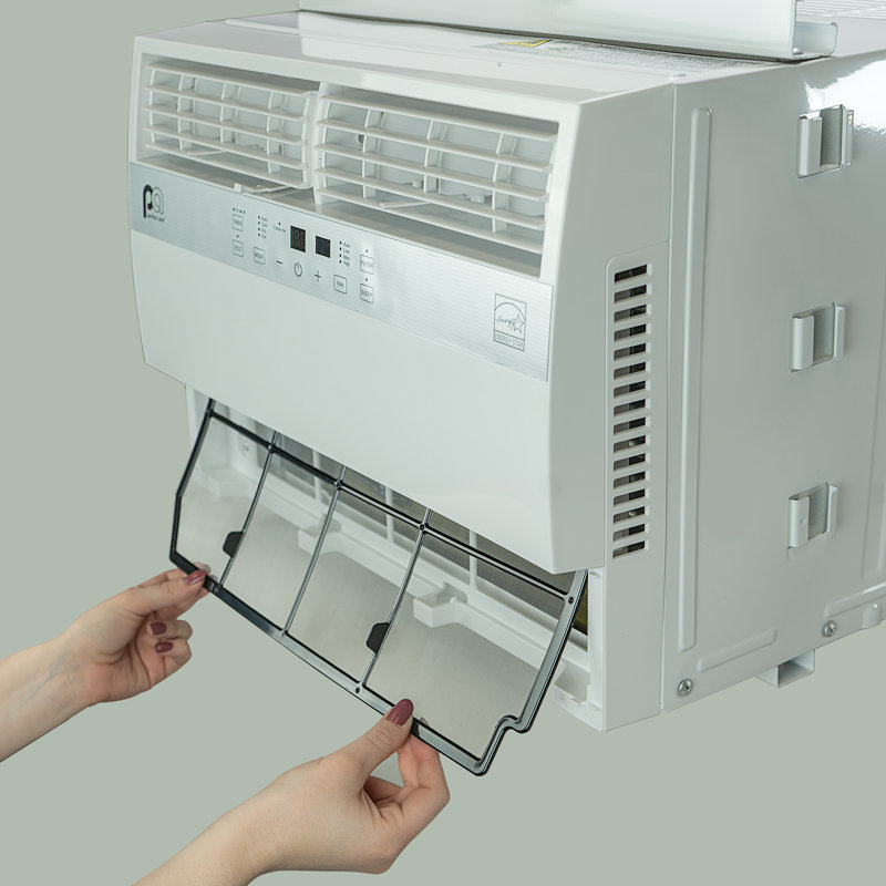6PAC10000 Climatiseur de fenêtre à écran plat 10 000 BTU Perfect Aire, Sq. Ft: couverture de 400 à 450, avec télécommande