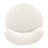 Maya Occasional Swivel Chair In Modern Silver Boucle Fabric On A Solid Wood Base-569830493