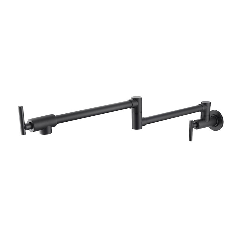 Pot Filler Faucet Wall Mount, Matte Black