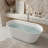 71'' x 31.5'' Soaking Solid Surface Bathtub