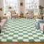 Tapis moelleux doux et moelleux pour le salon Tapis à poils longs antidérapant Tapis à poils longs de luxe à carreaux pour chambre d'enfant-1683201697