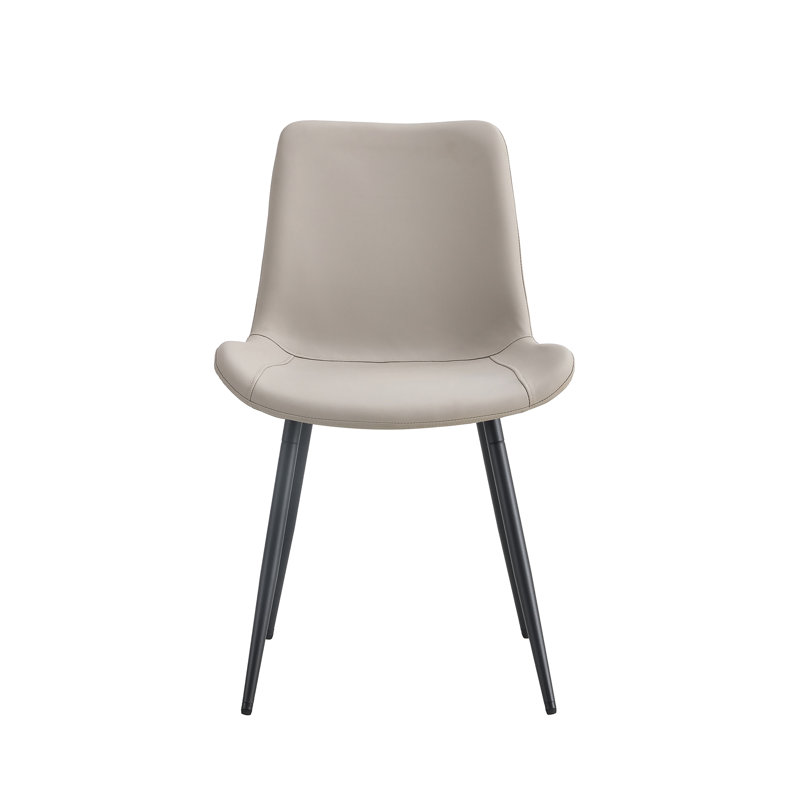 Ensemble de 6 chaises d'appoint de salle à manger Faux Leathr, Blanc