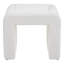 46cm Wide U-Shaped Solid Colour Footstool Ottoman-474650305-474650366
