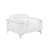 White Genuine Leather