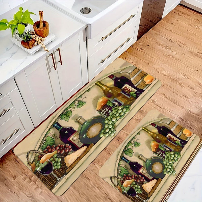 Ensemble de tapis de cuisine 2 pièces