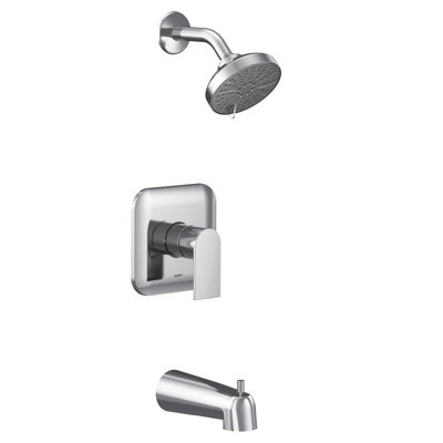 Moen Genta LX M-CORE 2-Series 1-Handle Tub and Shower Trim Kit, Valve Required