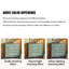 Armoire d'appoint en bois manufacturé vert massif
