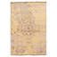Tapis intérieur en laine beige/brun 4 pi 6 po x 6 pi 6 po one-of-a-kind à la main-noué la 2010 Estrid