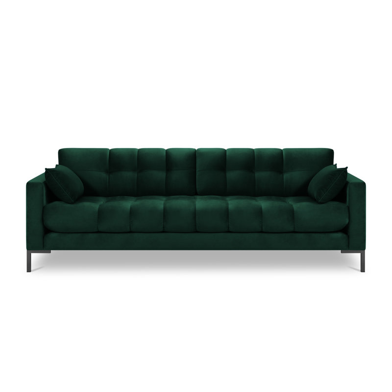 Adoraim 4 Seater Sofa, Green, Black