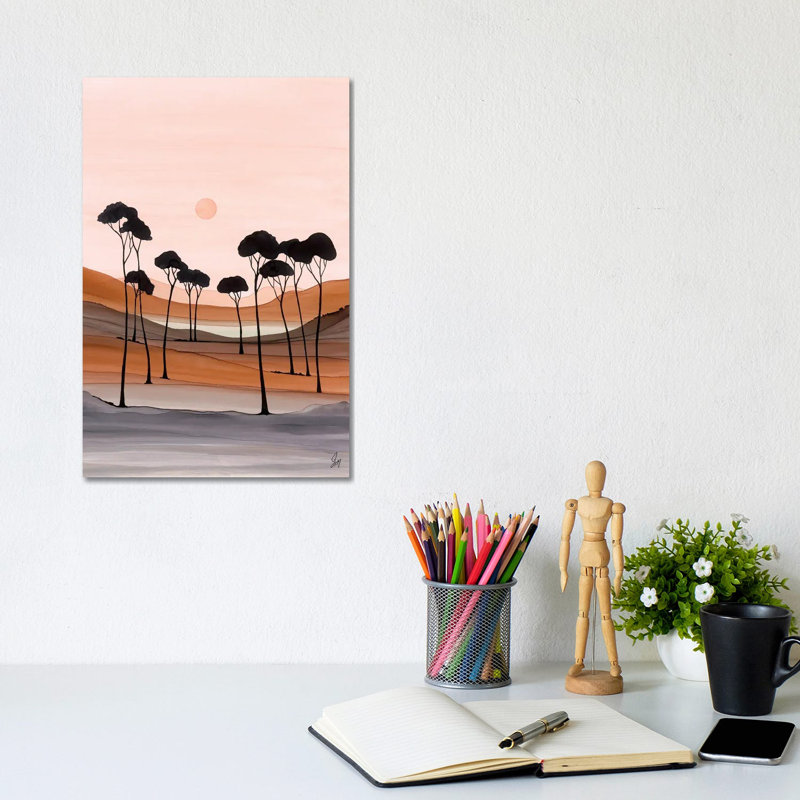 Overlooking The Tarn by Jan Matthews - Wrapped Canvas Painting, 20.32 cm H x 30.48 cm W