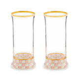 Rosy Check Highball Glass Set